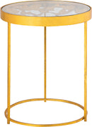Butterfly Gold End Table - Town Of Bargains Furniture - NY