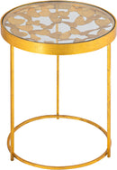 Butterfly Gold End Table - Town Of Bargains Furniture - NY