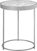 Butterfly Silver End Table - Town Of Bargains Furniture - NY