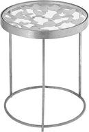 Butterfly Silver End Table - Town Of Bargains Furniture - NY