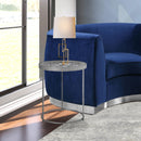 Butterfly Silver End Table - Town Of Bargains Furniture - NY