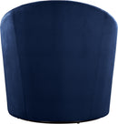 Alessio Navy Velvet Accent Chair - Town Of Bargains Furniture - NY