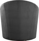 Alessio Grey Velvet Accent Chair - Town Of Bargains Furniture - NY