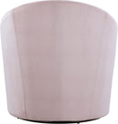 Alessio Pink Velvet Accent Chair - Town Of Bargains Furniture - NY