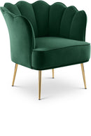 Jester Green Velvet Accent Chair - Town Of Bargains Furniture - NY