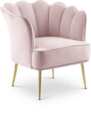Jester Pink Velvet Accent Chair - Town Of Bargains Furniture - NY