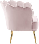 Jester Pink Velvet Accent Chair - Town Of Bargains Furniture - NY