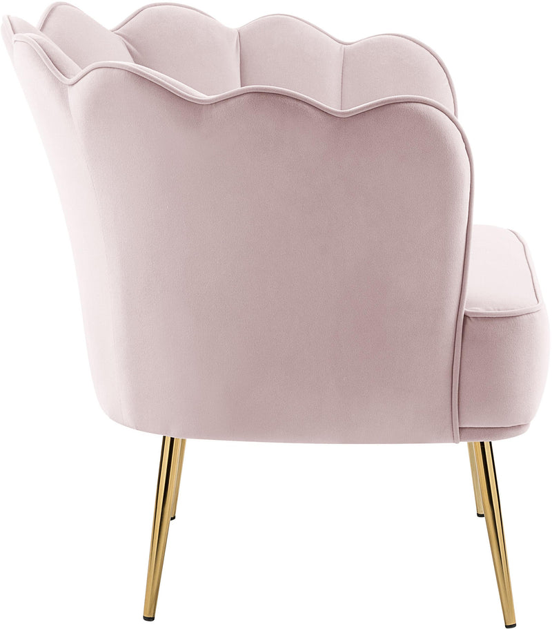 Jester Pink Velvet Accent Chair