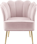 Jester Pink Velvet Accent Chair - Town Of Bargains Furniture - NY
