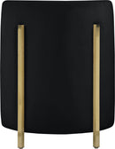 Rotunda Black Velvet Accent Chair - Town Of Bargains Furniture - NY