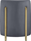 Rotunda Grey Velvet Accent Chair - Town Of Bargains Furniture - NY