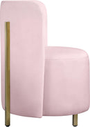 Rotunda Pink Velvet Accent Chair - Town Of Bargains Furniture - NY