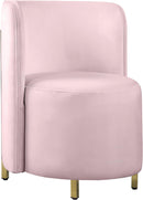 Rotunda Pink Velvet Accent Chair - Town Of Bargains Furniture - NY