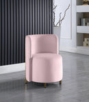 Rotunda Pink Velvet Accent Chair - Town Of Bargains Furniture - NY