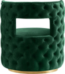 Theo Green Velvet Accent Chair - Town Of Bargains Furniture - NY