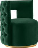 Theo Green Velvet Accent Chair - Town Of Bargains Furniture - NY