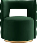Theo Green Velvet Accent Chair - Town Of Bargains Furniture - NY