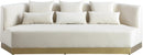 Marquis Cream Velvet Sofa - Town Of Bargains Furniture - NY