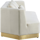 Marquis Cream Velvet Sofa - Town Of Bargains Furniture - NY