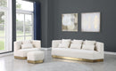 Marquis Cream Velvet Sofa - Town Of Bargains Furniture - NY