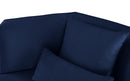 Marquis Navy Velvet Sofa - Town Of Bargains Furniture - NY