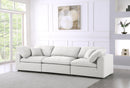 Serene Cream Linen Fabric Deluxe Cloud Modular Sofa - Town Of Bargains Furniture - NY