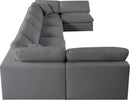 Serene Grey Linen Fabric Deluxe Cloud Modular Sectional - Town Of Bargains Furniture - NY
