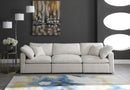 Plush Cream Velvet Standard Cloud Modular Sofa - Town Of Bargains Furniture - NY