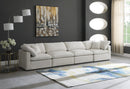 Plush Cream Velvet Standard Cloud Modular Sofa - Town Of Bargains Furniture - NY