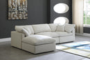 Plush Cream Velvet Standard Cloud Modular Sectional - Town Of Bargains Furniture - NY