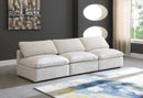Plush Cream Velvet Standard Cloud Modular Sofa - Town Of Bargains Furniture - NY