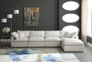 Plush Cream Velvet Standard Cloud Modular Sectional - Town Of Bargains Furniture - NY