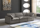 Plush Grey Velvet Standard Cloud Modular Sofa - Town Of Bargains Furniture - NY