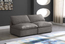 Plush Grey Velvet Standard Cloud Modular Sofa - Town Of Bargains Furniture - NY