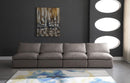 Plush Grey Velvet Standard Cloud Modular Sofa - Town Of Bargains Furniture - NY