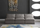 Plush Grey Velvet Standard Cloud Modular Sofa - Town Of Bargains Furniture - NY