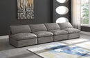 Plush Grey Velvet Standard Cloud Modular Sofa - Town Of Bargains Furniture - NY