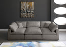 Plush Grey Velvet Standard Cloud Modular Sectional - Town Of Bargains Furniture - NY
