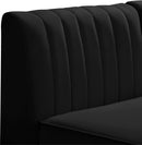 Alina Black Velvet Modular Sectional - Town Of Bargains Furniture - NY