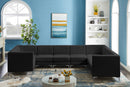 Alina Black Velvet Modular Sectional - Town Of Bargains Furniture - NY
