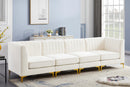 Alina Cream Velvet Modular Sofa