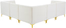 Alina Cream Velvet Modular Sectional - Town Of Bargains Furniture - NY