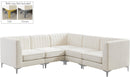 Alina Cream Velvet Modular Sectional - Town Of Bargains Furniture - NY