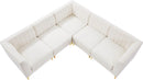Alina Cream Velvet Modular Sectional - Town Of Bargains Furniture - NY