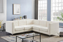 Alina Cream Velvet Modular Sectional - Town Of Bargains Furniture - NY