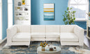 Alina Cream Velvet Modular Sectional - Town Of Bargains Furniture - NY