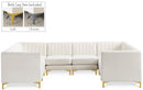 Alina Cream Velvet Modular Sectional - Town Of Bargains Furniture - NY