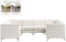 Alina Cream Velvet Modular Sectional - Town Of Bargains Furniture - NY