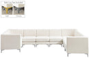 Alina Cream Velvet Modular Sectional - Town Of Bargains Furniture - NY