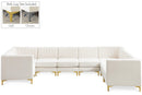 Alina Cream Velvet Modular Sectional - Town Of Bargains Furniture - NY